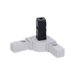 Plastová spojka - 180° rohový kus do profilu 20x20x1.5 Plastová spojka - 180° rohový kus do profilu 20x20x1.5
